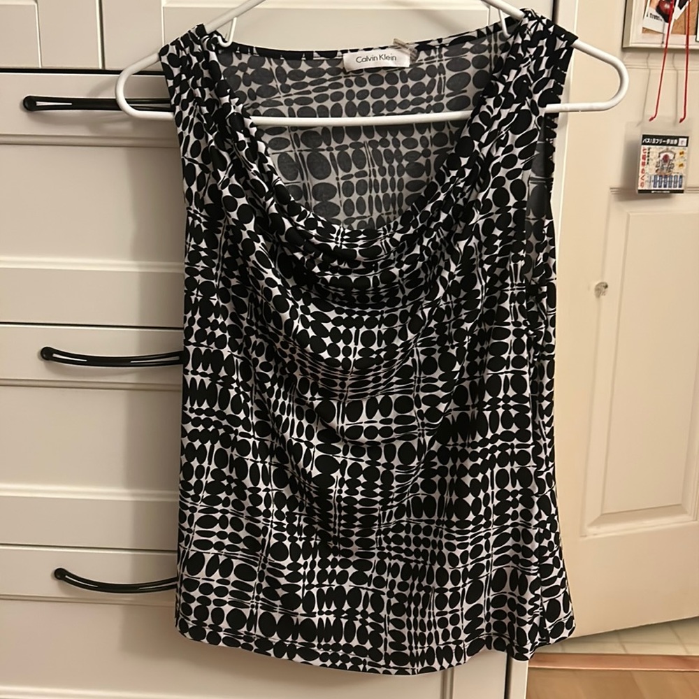 Calvin Klein cowl neck tank